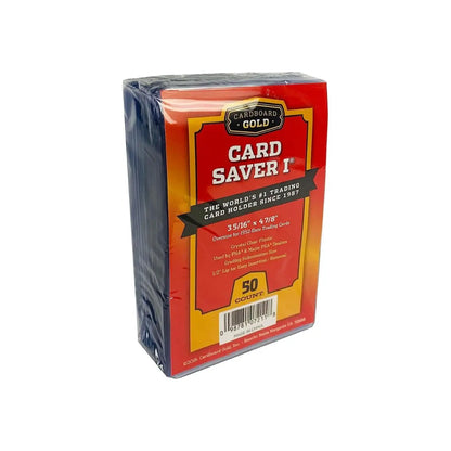 Card Saver 1 Semi Rigid Card Holder for Graded Card Submissions - 50ct Pack