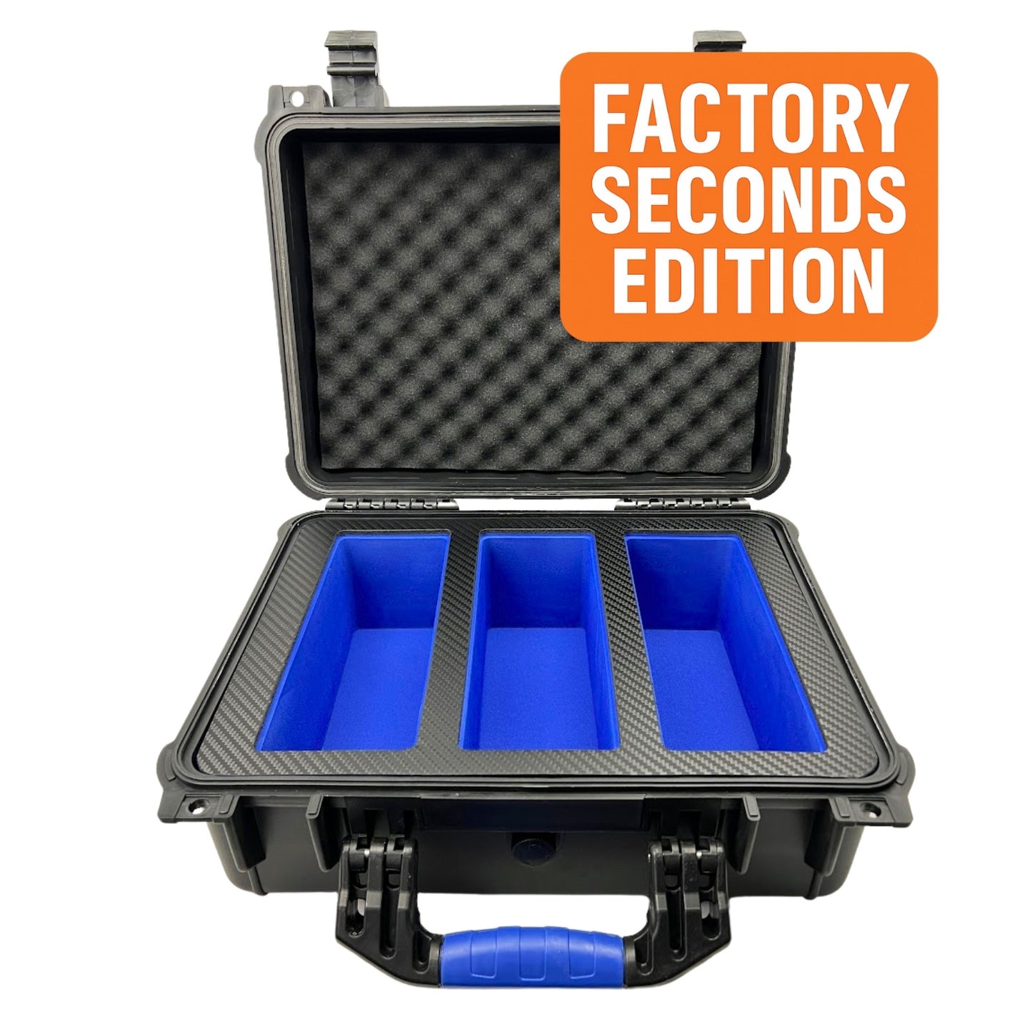 ⚠️ Z3 Pro Slab Case – Factory Seconds | 3-Row Storage for PSA, BGS, SGC | Cosmetic Blemishes Only