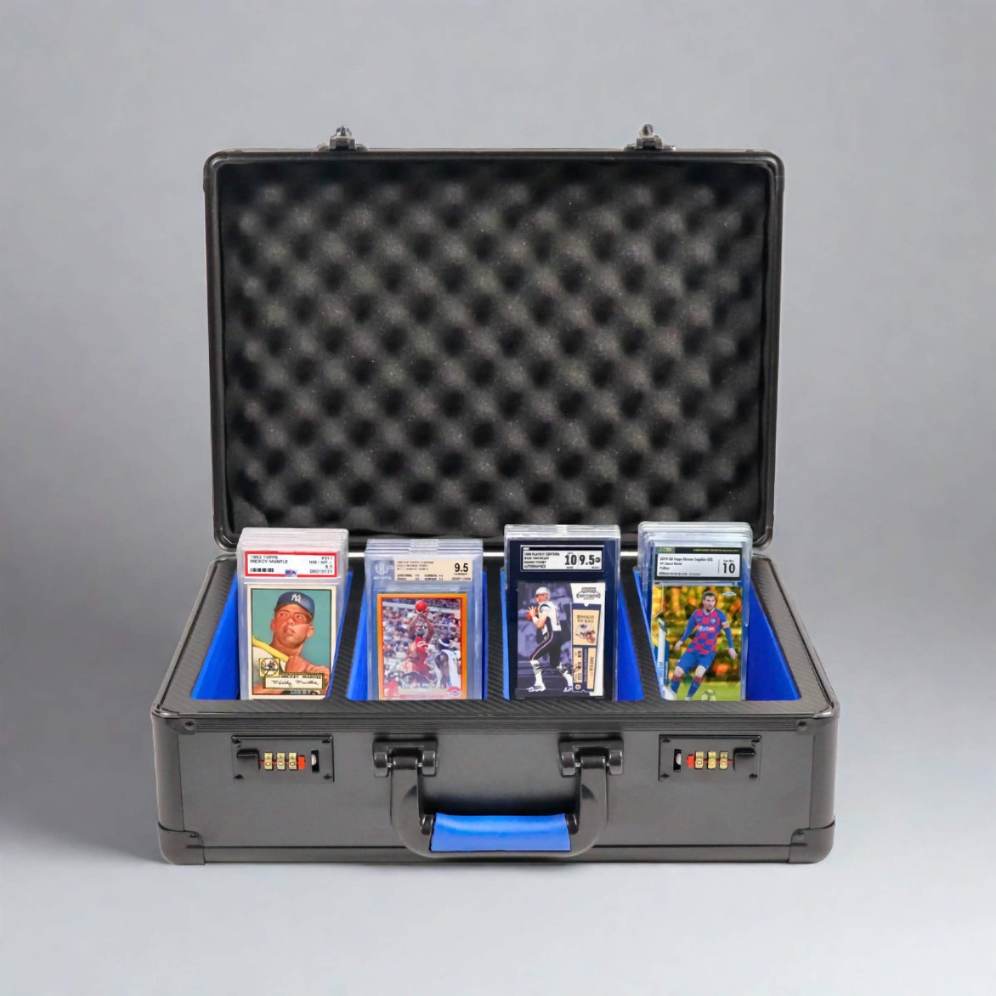 Z4 Trader Slab Case XL+ Trading Card Storage Box | Protects PSA, SGC, BGS, Toploaders, Magnetic Holders & More