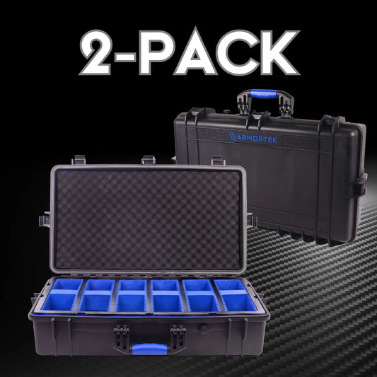 🎁 Gift Pack of Two (2) | Z6 Pro S Waterproof Slab Case XXL Graded Card Storage Box