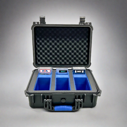 Z3 Pro S Waterproof Slab Case 3 Row Graded Card Storage Box | Protects PSA, SGC, BGS & More